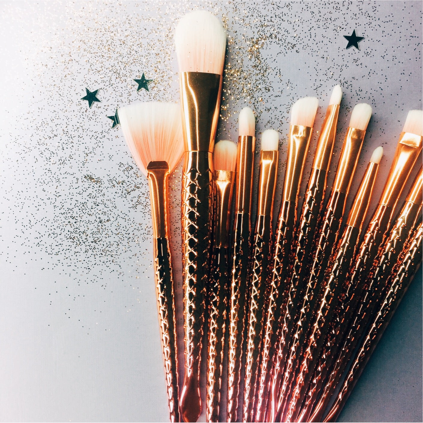 The Mermaid Collection "ARIEL" Mermaid MakeUp Brush Set