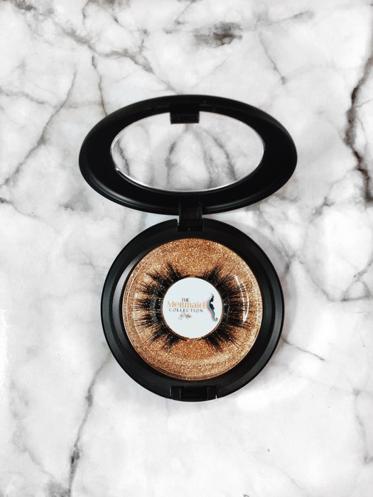 The Mermaid Collection 3D "HONEY" 100% Mink Lashes